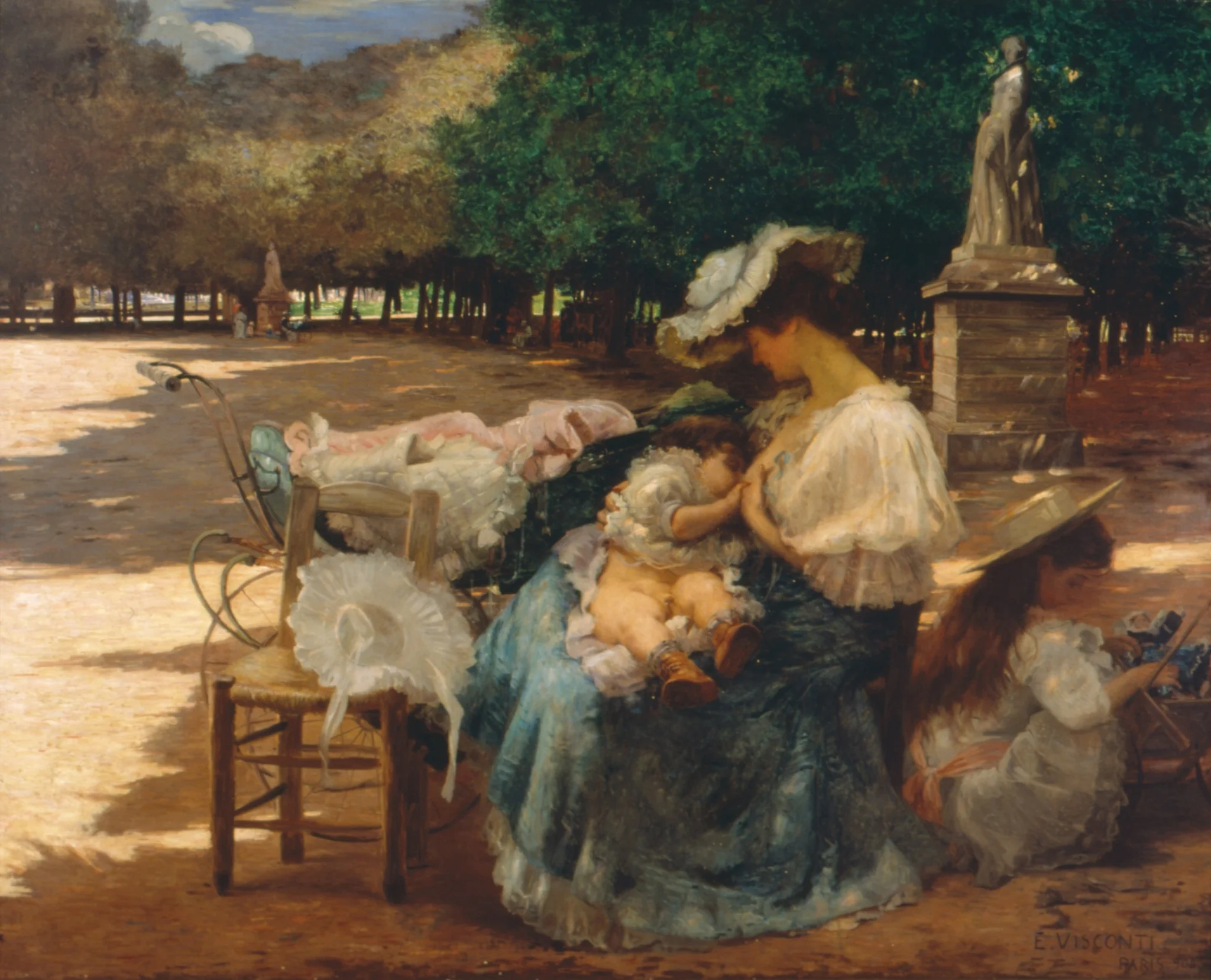 Maternidade, by Eliseu Visconti, oil, 1906