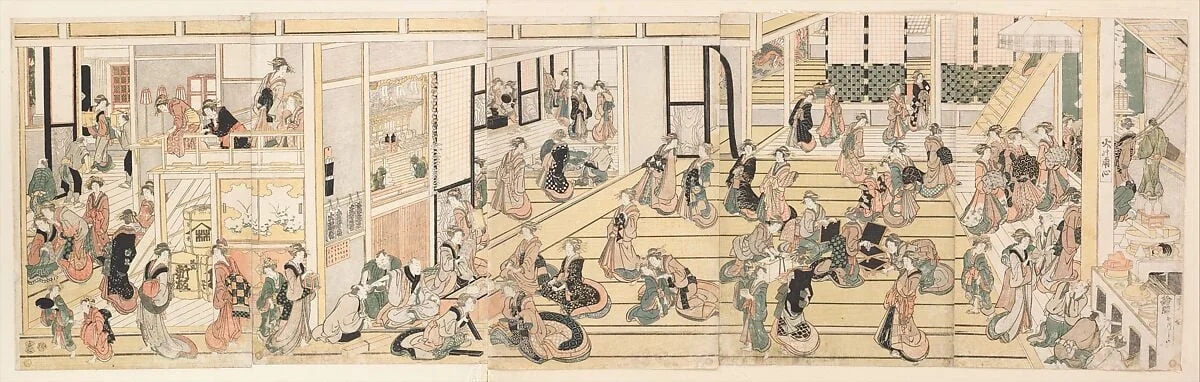 Untitled, by Katsushika Hokusai, ink, 1804