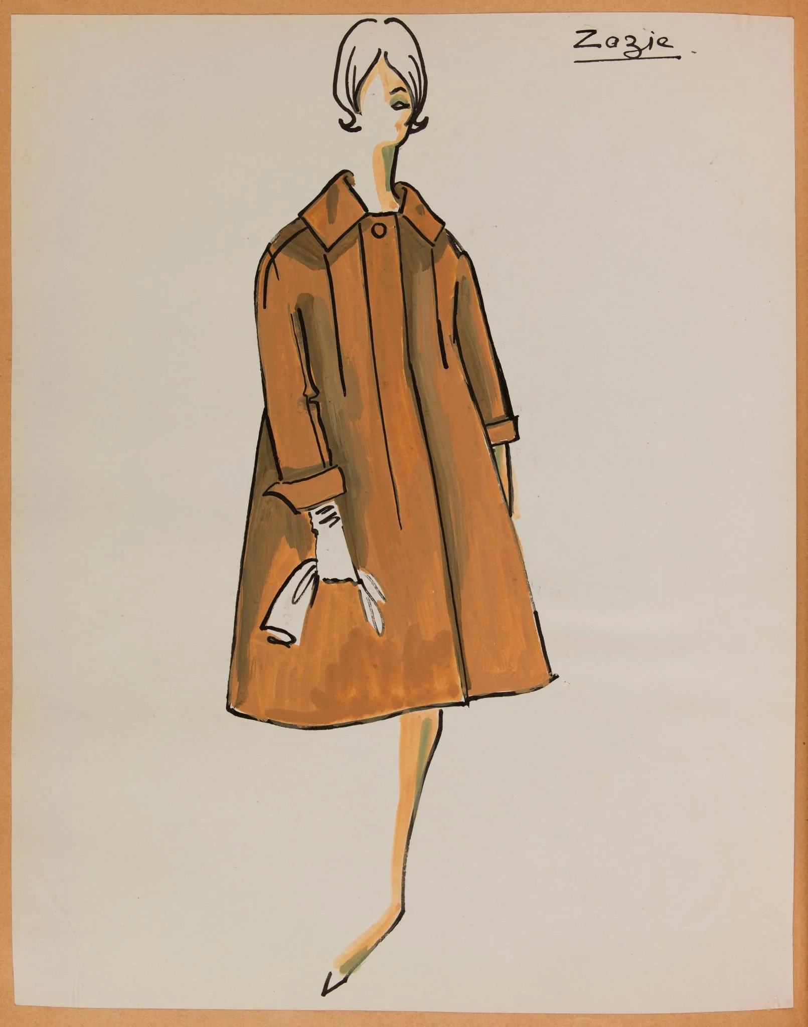 Zazie, by Marie-Louise Carven, 1958