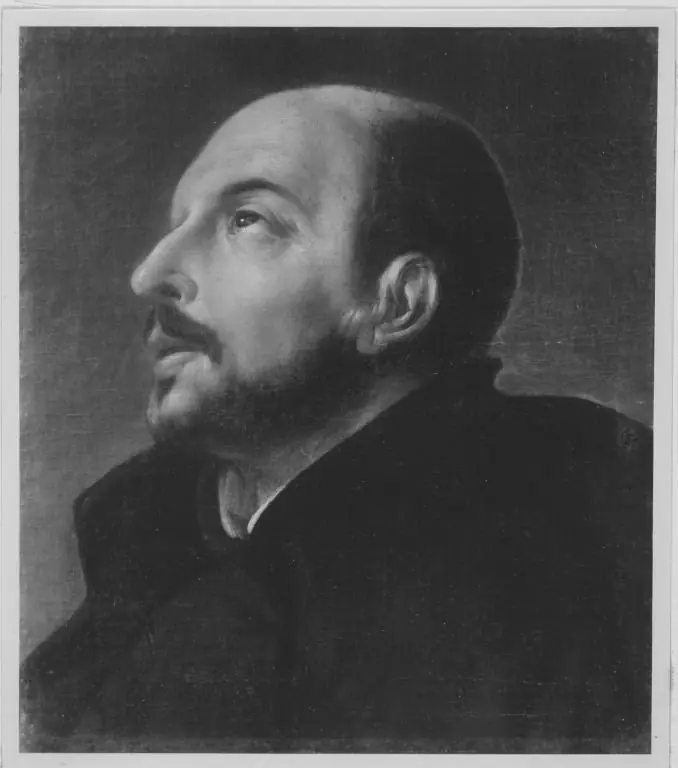Bust portrait of Ignatius of Loyola