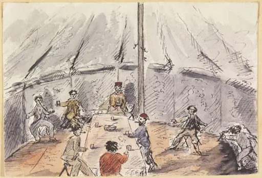 Our tent-life at Baalbec