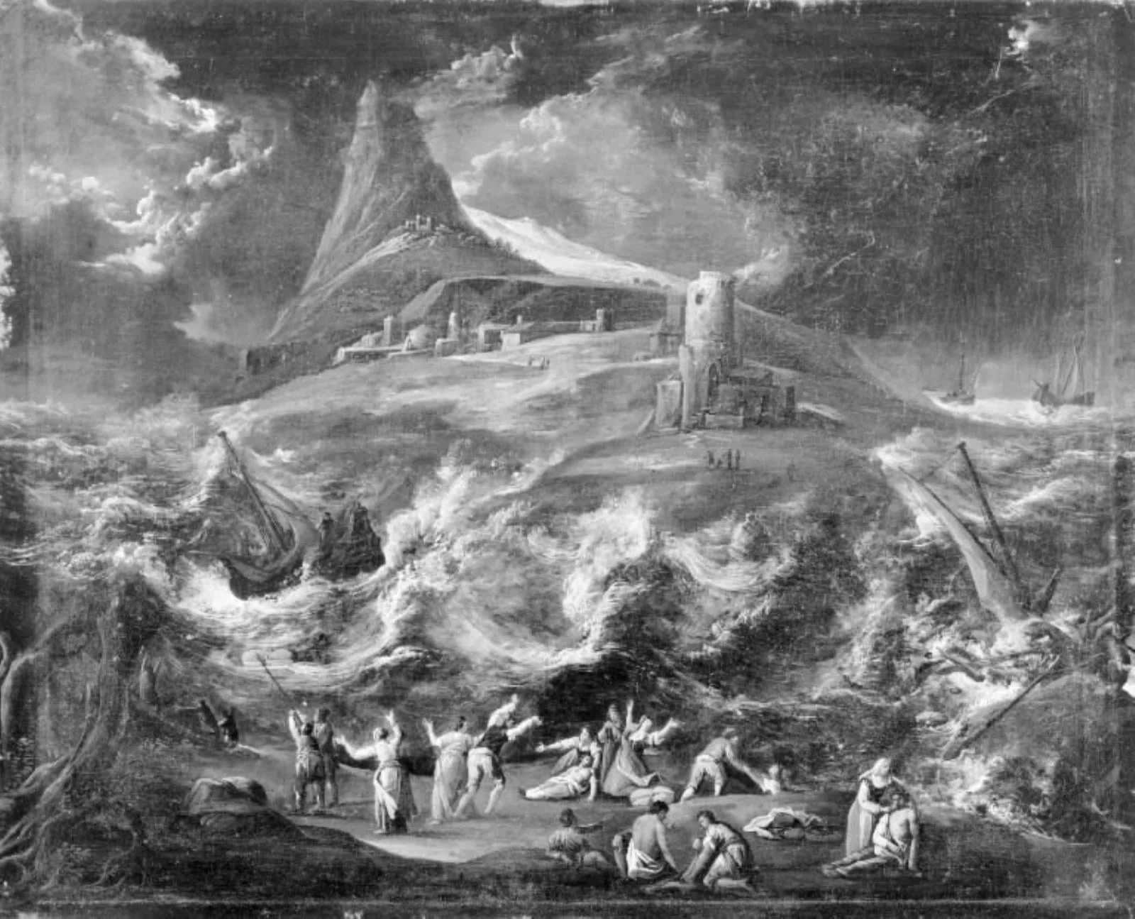 Storm Surge, by Unknown, 1750