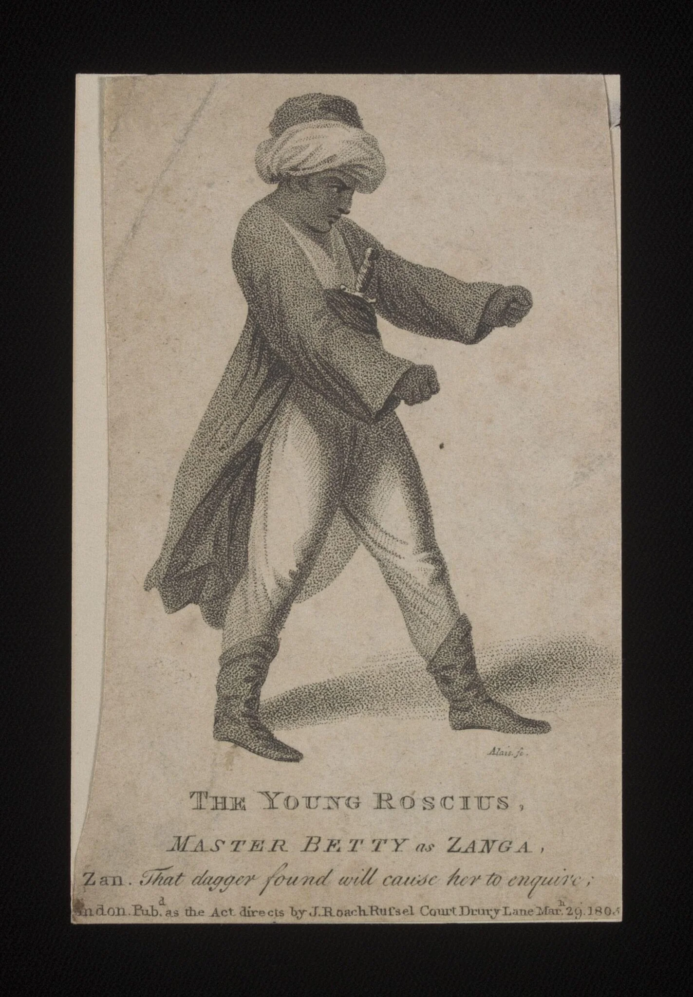 H Beard Print Collection, by J. Roach, 1805
