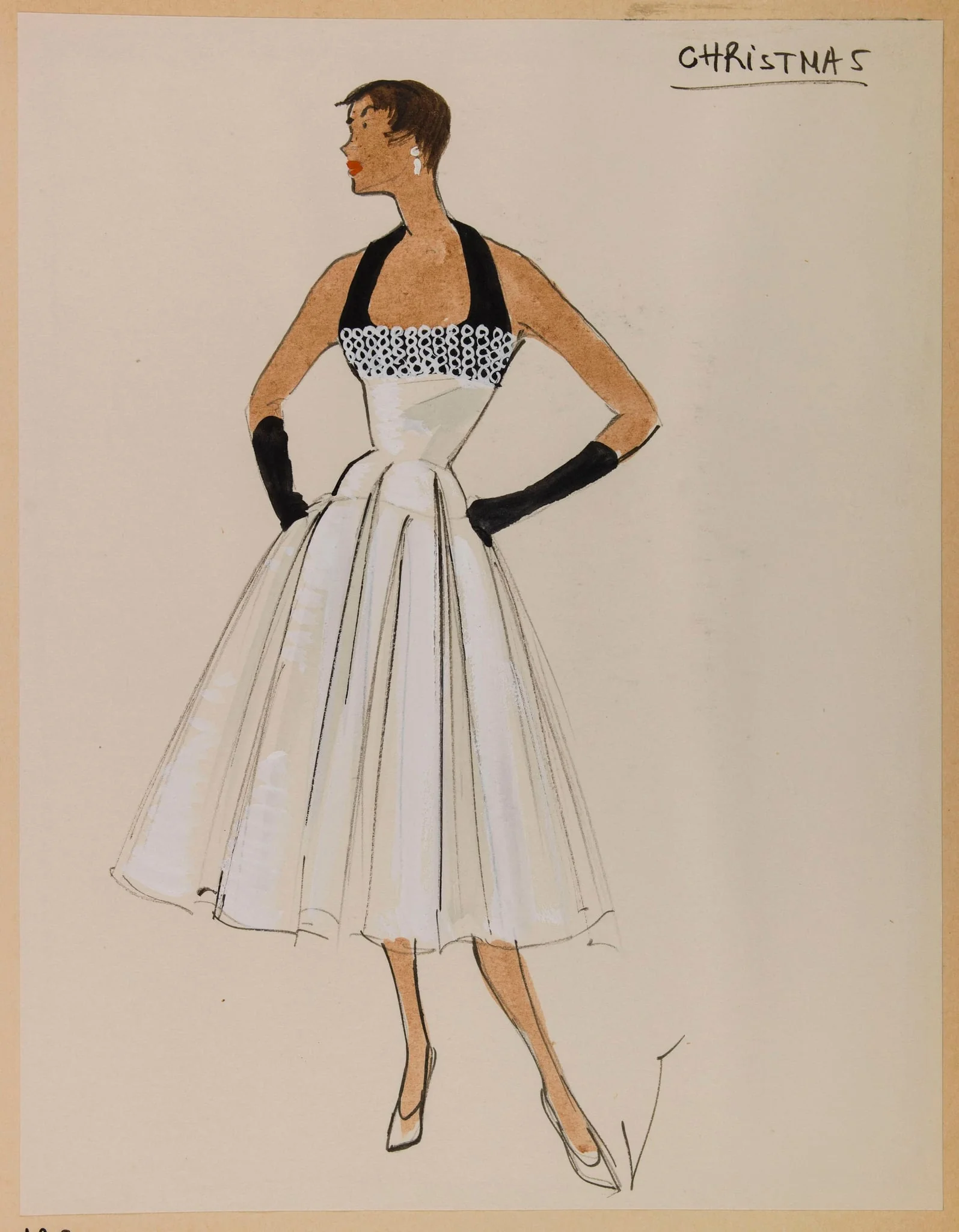 Christmas, by Carven, 1953