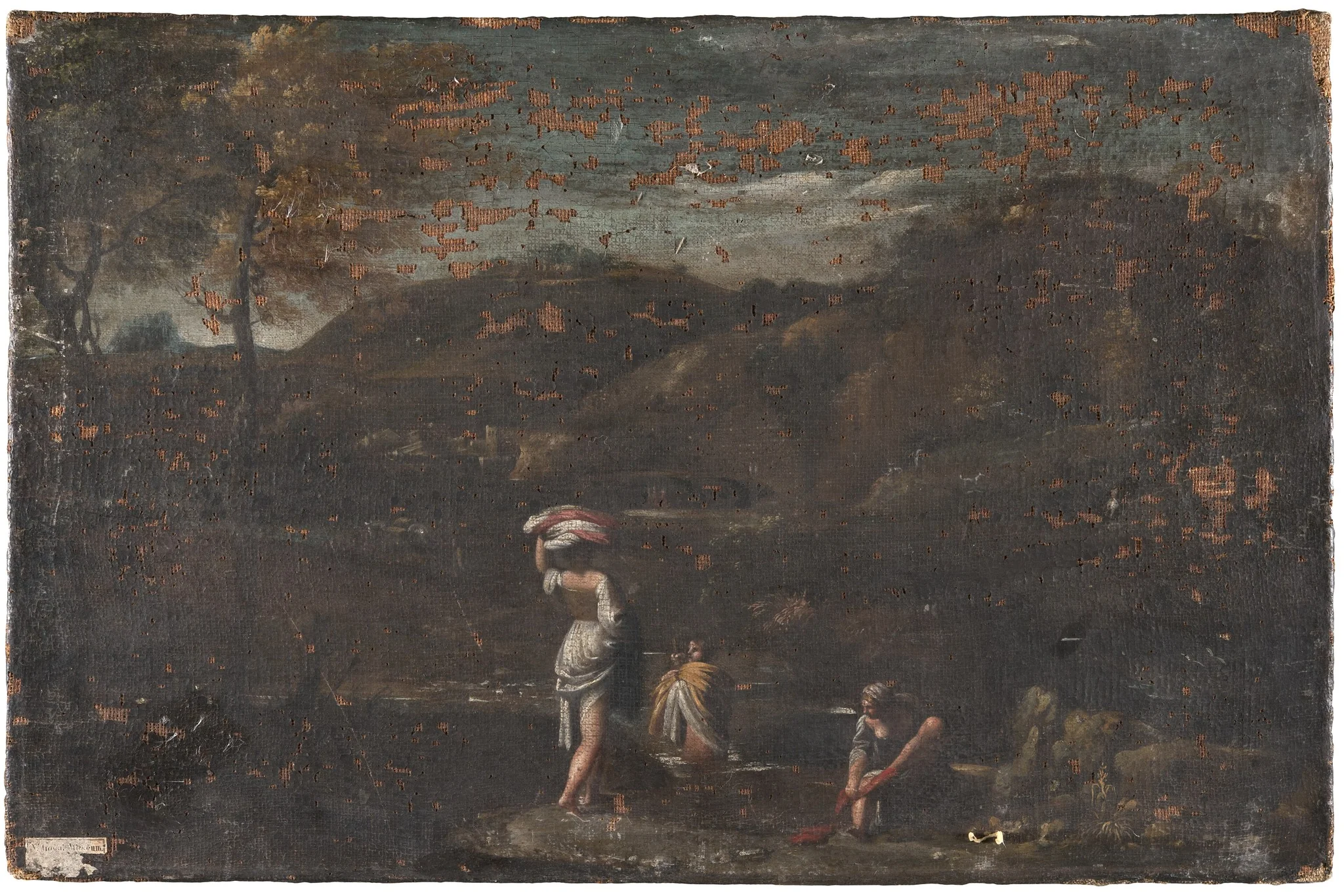 Landskap, by Unknown, oil