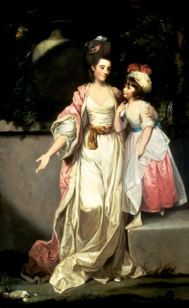 Portrait of Mrs. Jelf Powis and her Daughter