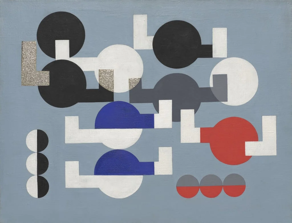 Untitled, by Sophie Taeuber-Arp, oil, 1930