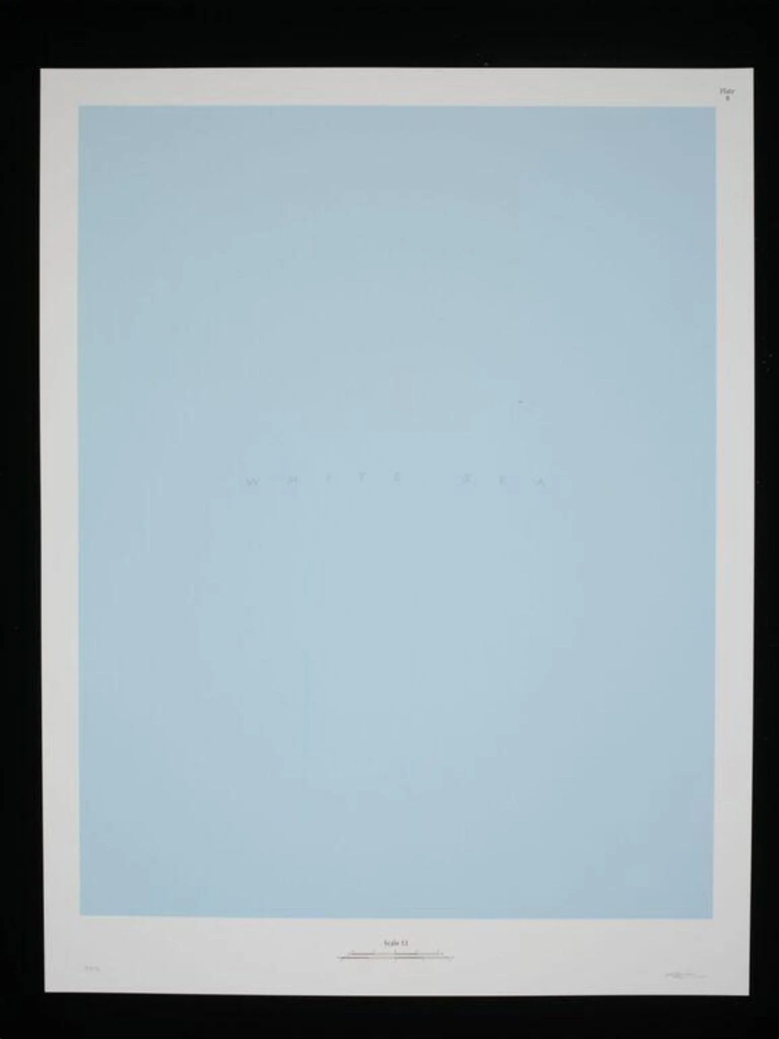 The Seas and Oceans of the World: A Chromatic Excerpt, Quadriptych, by Thomas Jenkins, ink, 2012