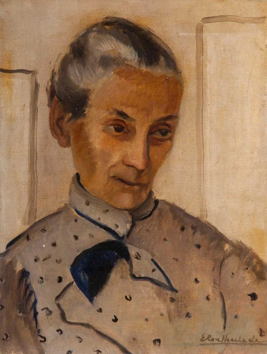 Portretul mamei mele, by Micaela Eleutheriade, 1935
