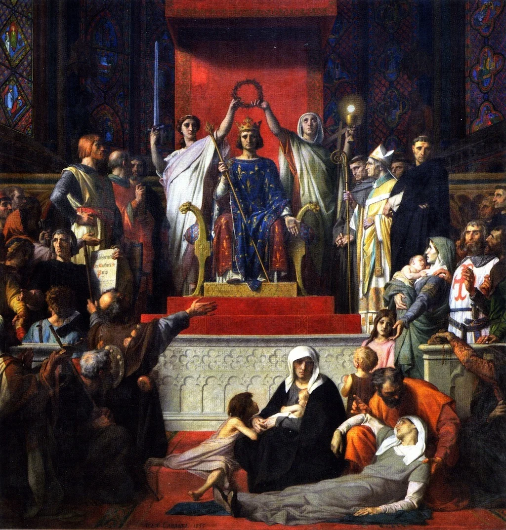 The Glorification of St. Louis, by Alexandre Cabanel, oil, 1853